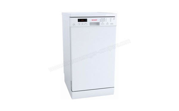 SHARP QW-S22F472W-FR - Vue 3/4 gauche