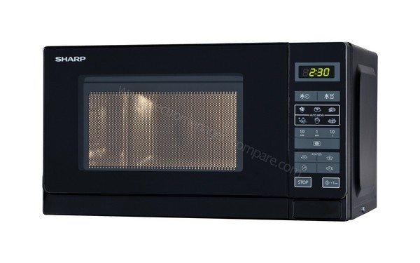 SHARP R-242BKW - Vue 3/4 droite