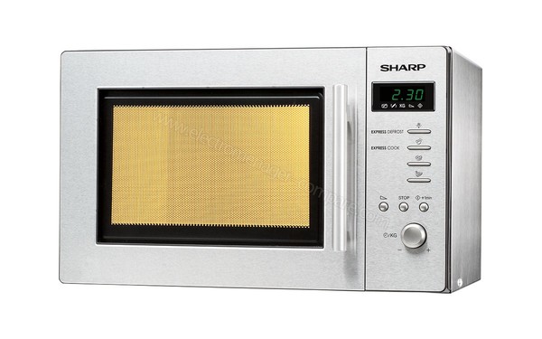 SHARP R-261STW - Vue 3/4 droite