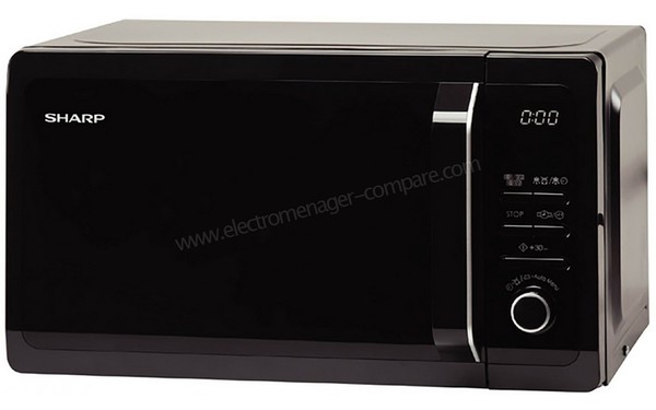 SHARP R-652BK - Vue 3/4 droite