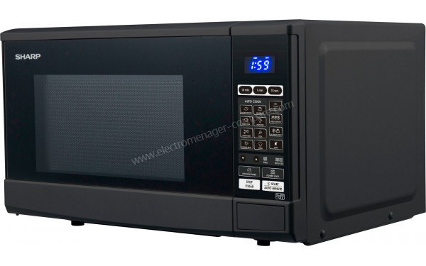 SHARP R670BK - Vue 3/4 droite