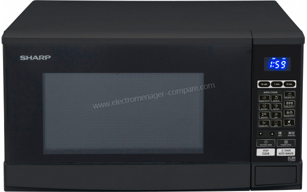 SHARP R670BK - Vue de face