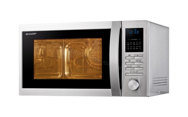 SHARP R-822STWE - Vue 3/4 droite