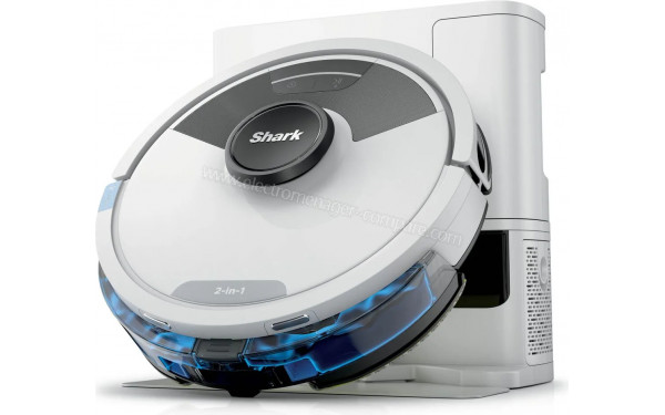 SHARK Matrix Plus RV2620WAEUWH - Vue 3/4 gauche avec base de chargement