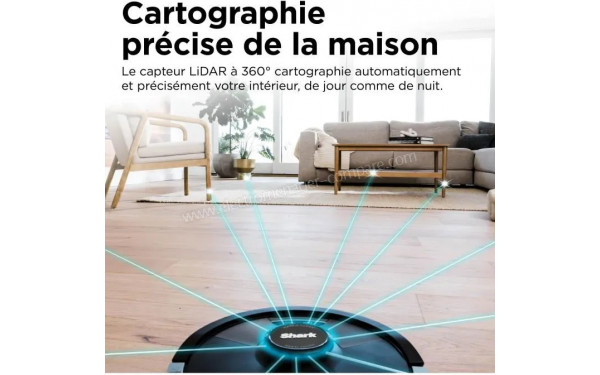 SHARK Matrix Plus RV2620WAEU - Cartographie pr&eacute;cise