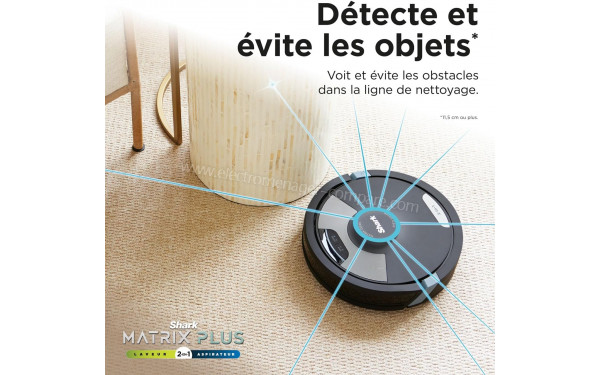 SHARK Matrix Plus Noir - D&eacute;tecte et &eacute;vite les objets