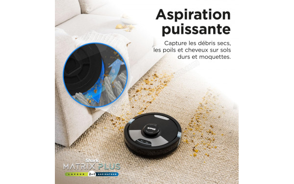 SHARK Matrix Plus Noir - Aspiration puissante