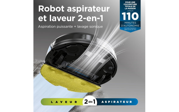 SHARK Matrix Plus Noir - Robot aspirateur et laveur 2-en-1
