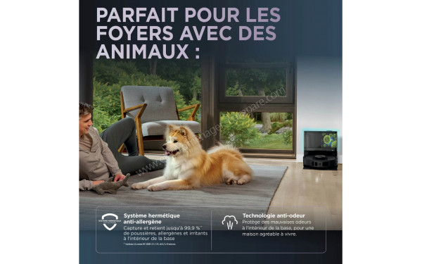 SHARK PowerDetect NeverTouch RV2800YEEU - Parfait pour les foyers avec des animaux