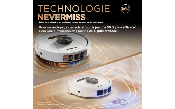 SHARK PowerDetect NeverTouch Pro Blanc - Technologie NeverMiss