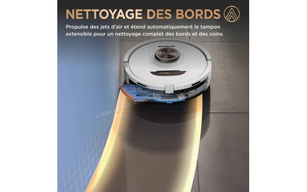 SHARK PowerDetect NeverTouch Pro Blanc - Nettoyage des bords