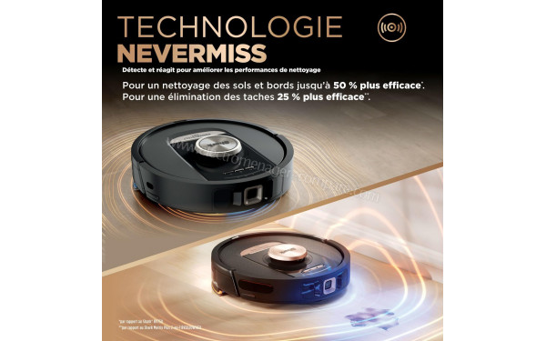 SHARK PowerDetect NeverTouch Pro Noir - Technologie NeverMiss