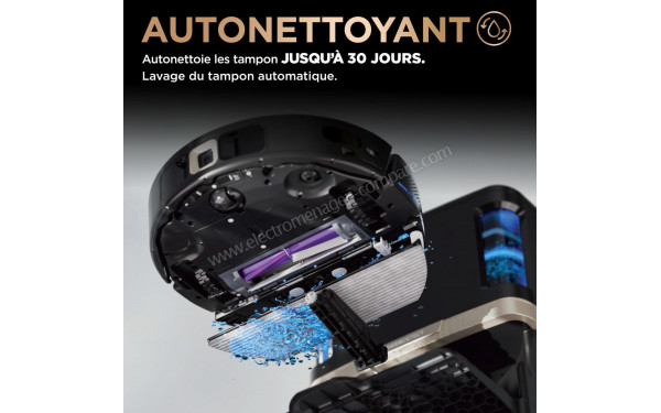 SHARK PowerDetect NeverTouch Pro Noir - Autonettoyant