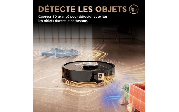 SHARK PowerDetect NeverTouch Pro Noir - D&eacute;tecte les objets