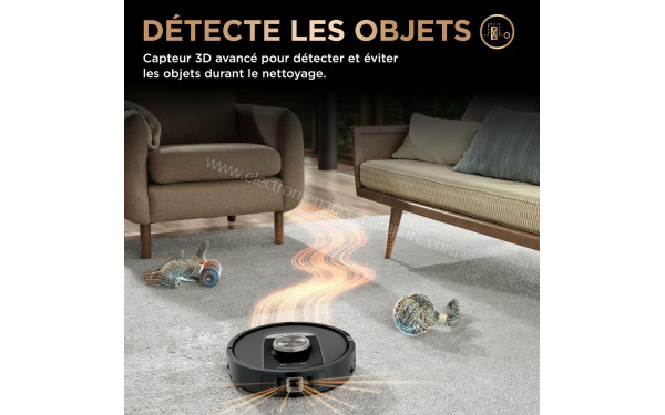 SHARK PowerDetect NeverTouch Pro Noir - D&eacute;tecte les objets