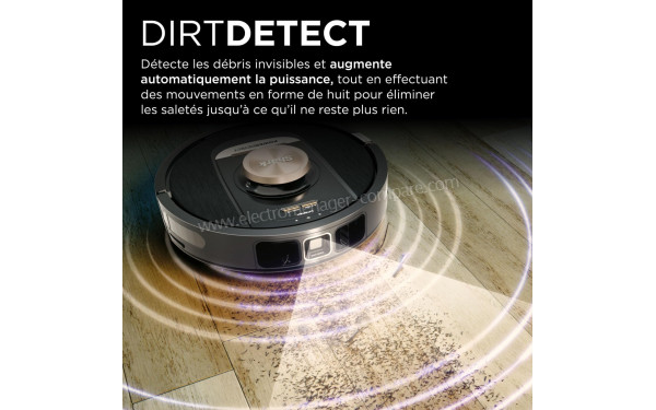 SHARK PowerDetect Noir - Technologie DirtDetect