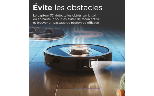 SHARK PowerDetect Noir - Evitement des obstacles