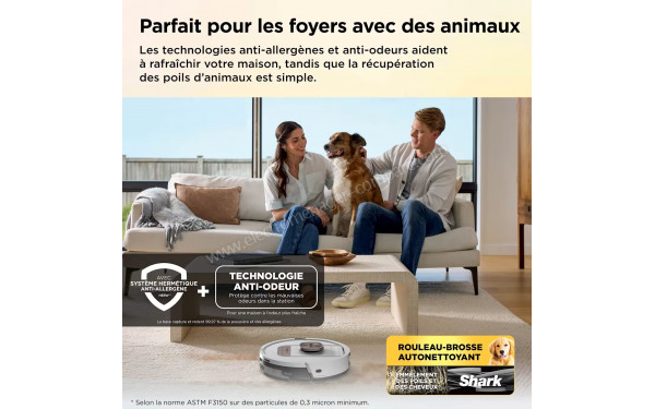SHARK RV2900XEEUWH - Mise en situation