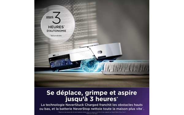 SHARK RV3000XEEUWH - Technologie NeverStuck Charged