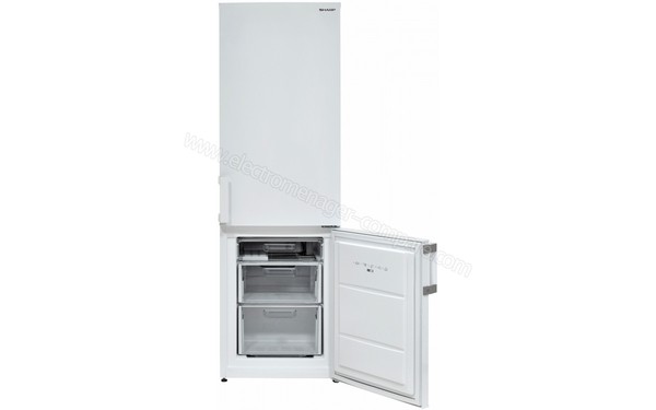 SHARP SJ-B1239M0W - Vue de l'int&eacute;rieur vide (cong&eacute;lateur seul)