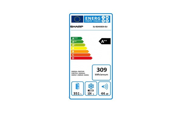 SHARP SJ-B2455E0I - &Eacute;tiquette &eacute;nergie
