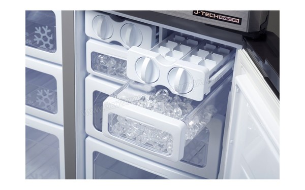 SHARP SJ-EX770FSL - Vue du fabrique de gla&ccedil;ons