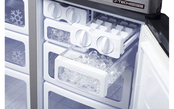 SHARP SJ-EX820FSL - Fabrique de gla&ccedil;ons automatique