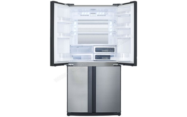 SHARP SJ-EX820FSL - Vue de l'int&eacute;rieur vide du r&eacute;frig&eacute;rateur