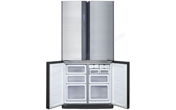 SHARP SJ-EX820FSL - Vue de l'int&eacute;rieur vide du cong&eacute;lateur