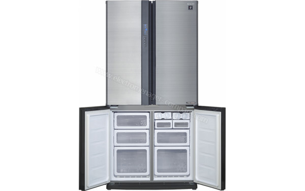 SHARP SJ-EX820PSL - Vue de l'int&eacute;rieur partie cong&eacute;lateur