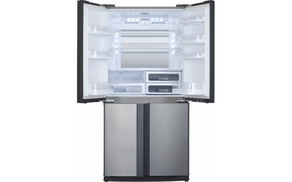 SHARP SJ-EX820PSL - Vue de l'int&eacute;rieur partie r&eacute;frig&eacute;rateur
