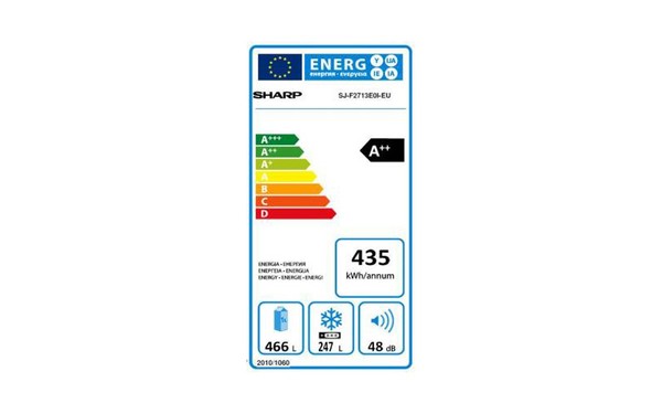 SHARP SJ-F2713E0I - &Eacute;tiquette &eacute;nergie