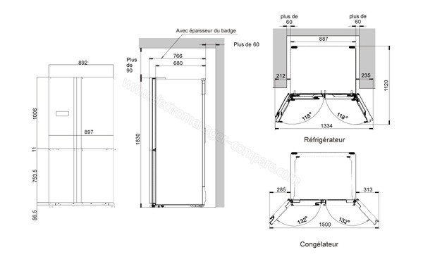 SHARP SJ-FS820VBK - Schema technqiue