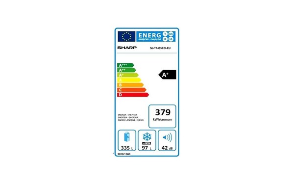SHARP SJ-T1435E0I - &Eacute;tiquette &eacute;nergie
