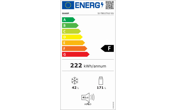 SHARP SJ-TB01ITXLF - &Eacute;tiquette &eacute;nergie v2