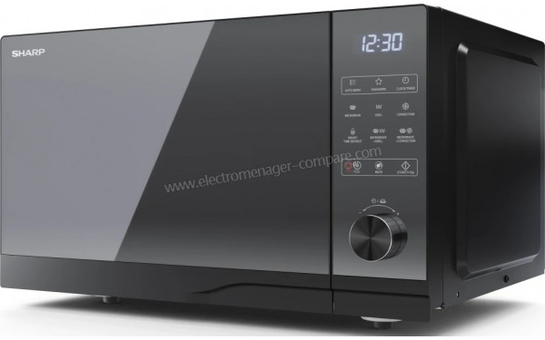 SHARP YC-GC52BE-B - Vue 3/4 droite