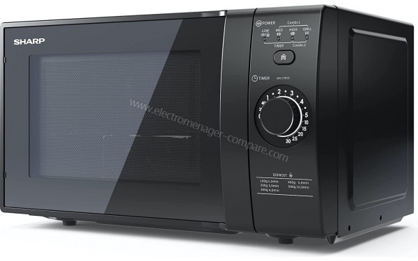 SHARP YC-GG02E-B - Vue 3/4 droite