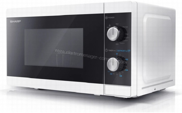 SHARP YC-MG01E-W - Vue 3/4 droite