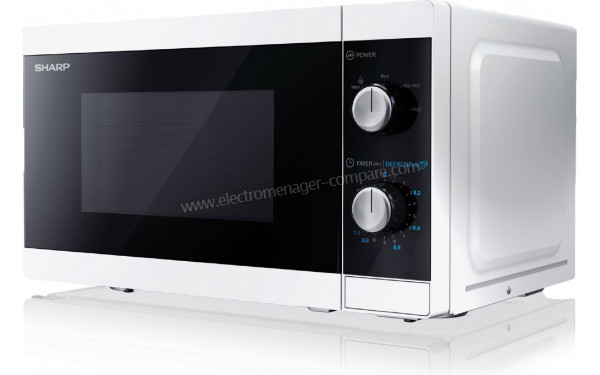 SHARP YC-MS01E-W - Vue 3/4 droite