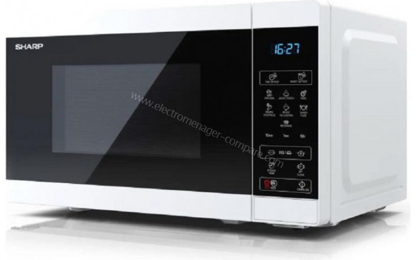 SHARP YC-MS02E-W - Vue 3/4 droite