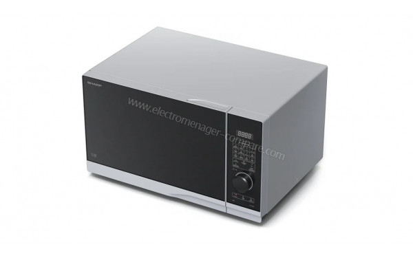 SHARP YC-PC284AE-S - Vue en contre-plong&eacute;e 3/4 droite