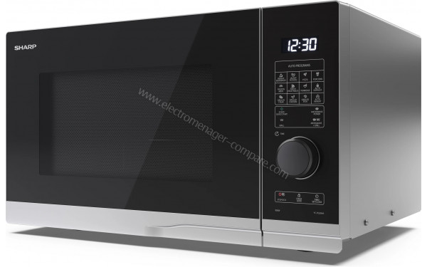 SHARP YC-PG254AE-S - Vue 3/4 droite