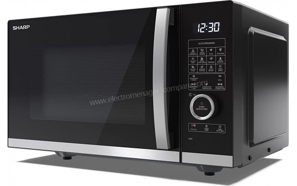 SHARP YC-QC254AE-B - Vue 3/4 droite