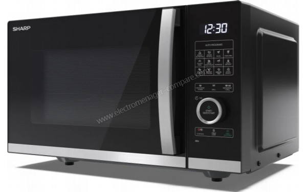 SHARP YC-QG254AE-B - Vue 3/4 droite