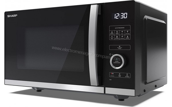 SHARP YC-QS254AE-B - Vue 3/4 droite