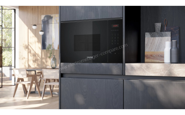SIEMENS BE523LMB1 - Appareil encastr&eacute; vue de 3/4 droite