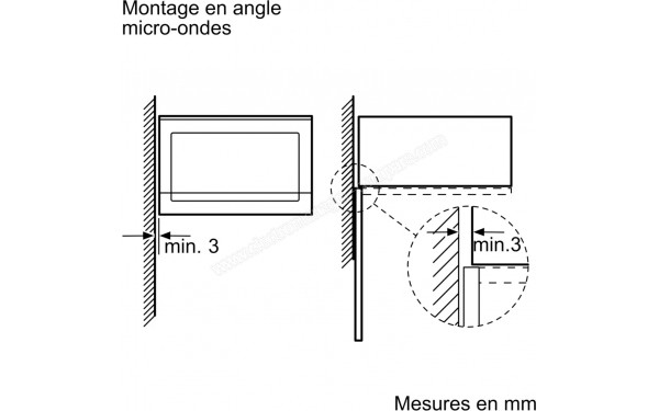 SIEMENS BE555LMB1F - Dimensions