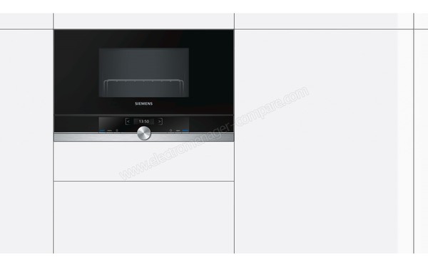 SIEMENS BE634LGS1 - Vue de face, appareil encastr&eacute;