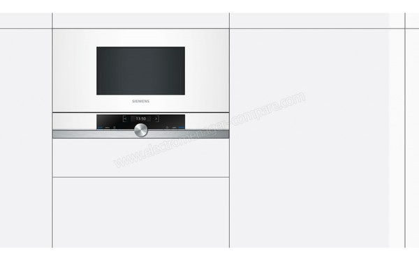 SIEMENS BF634LGW1 - Vue de face, appareil encastr&eacute;