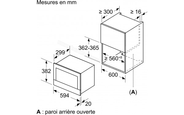 SIEMENS BF834RGB1 - Sch&eacute;ma technique